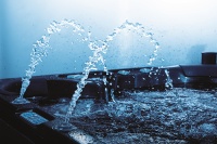 Фонтан с LED-подсветкой, пара, для бассейна 2 м